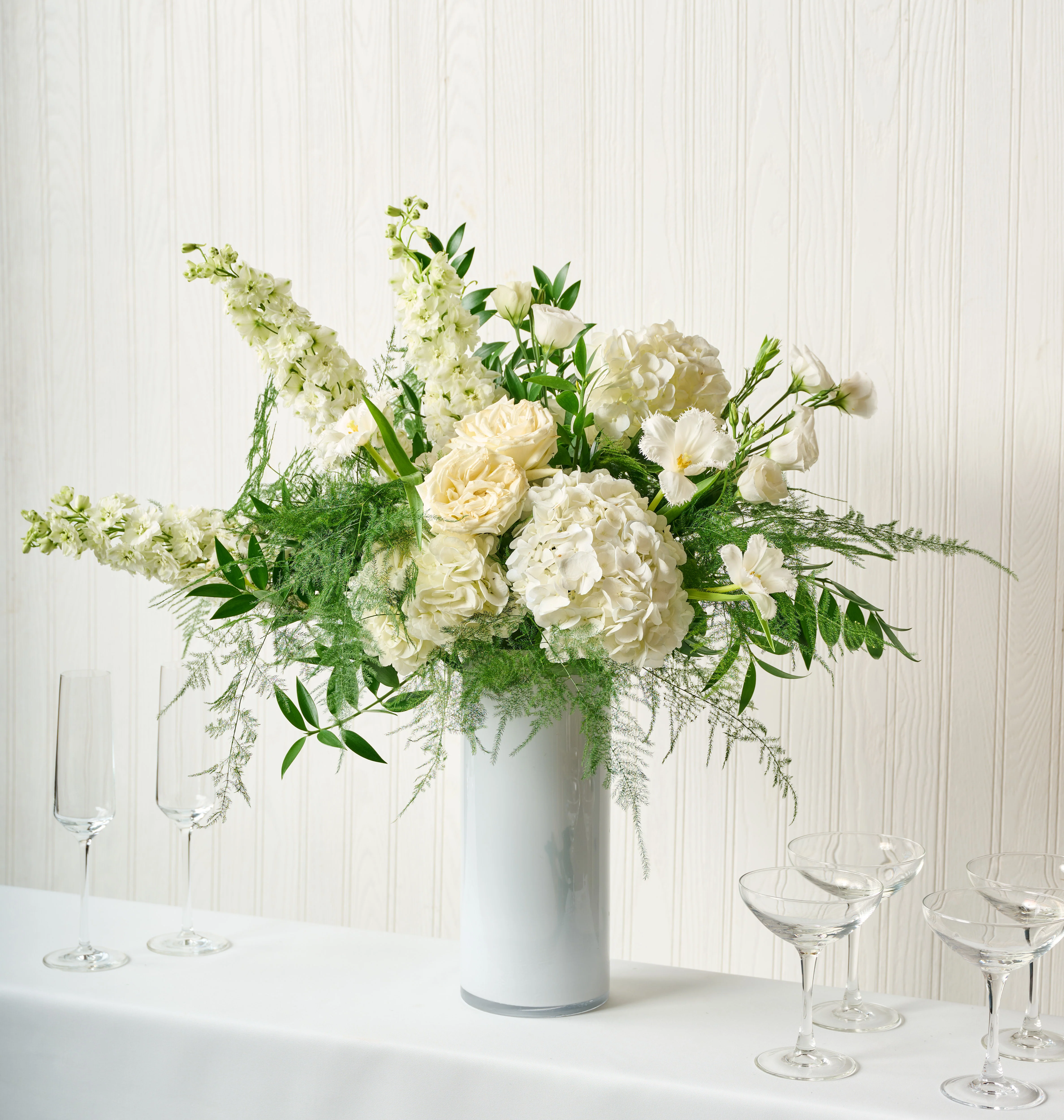 Garden White Bar Arrangement - Image 2