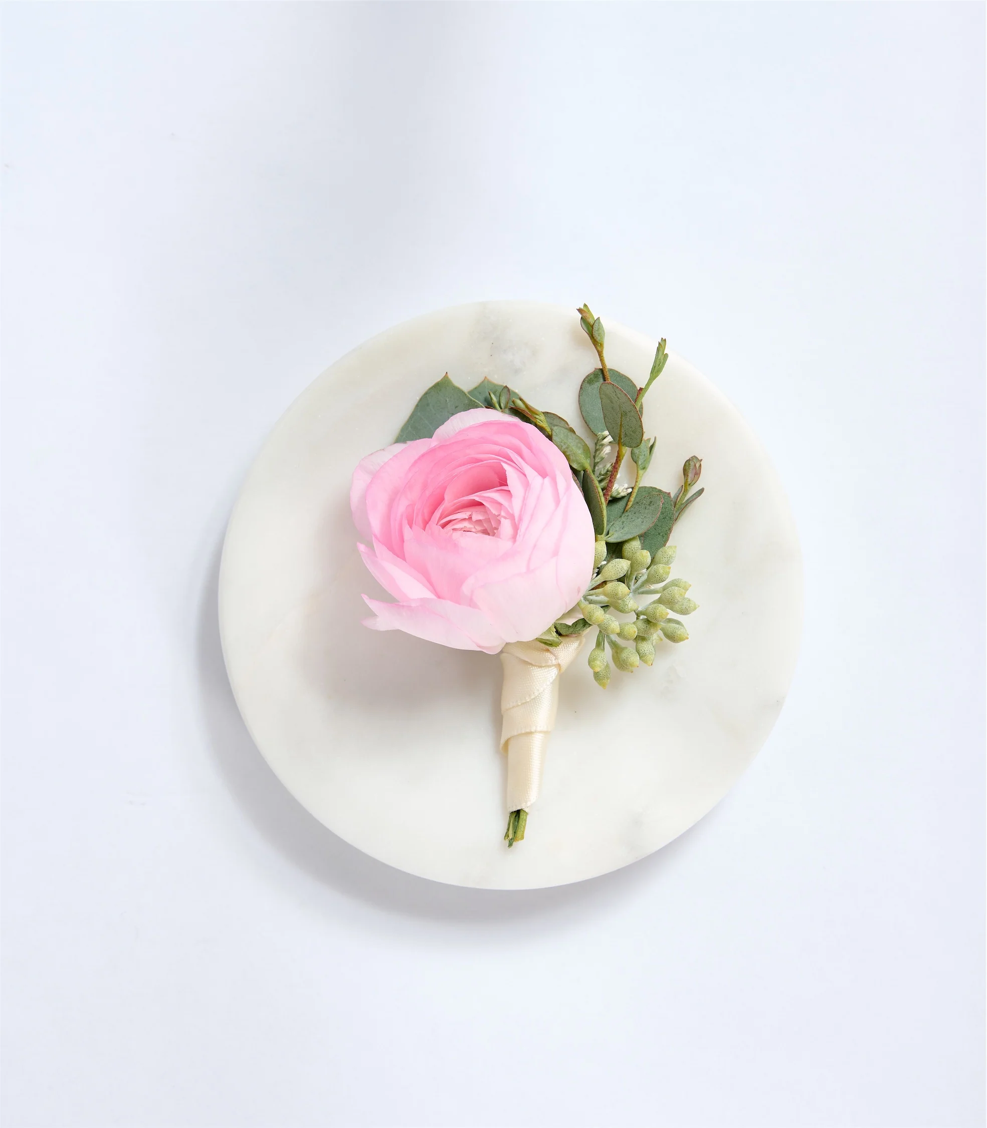 Boutonniere Blush & Ivory - Image 2