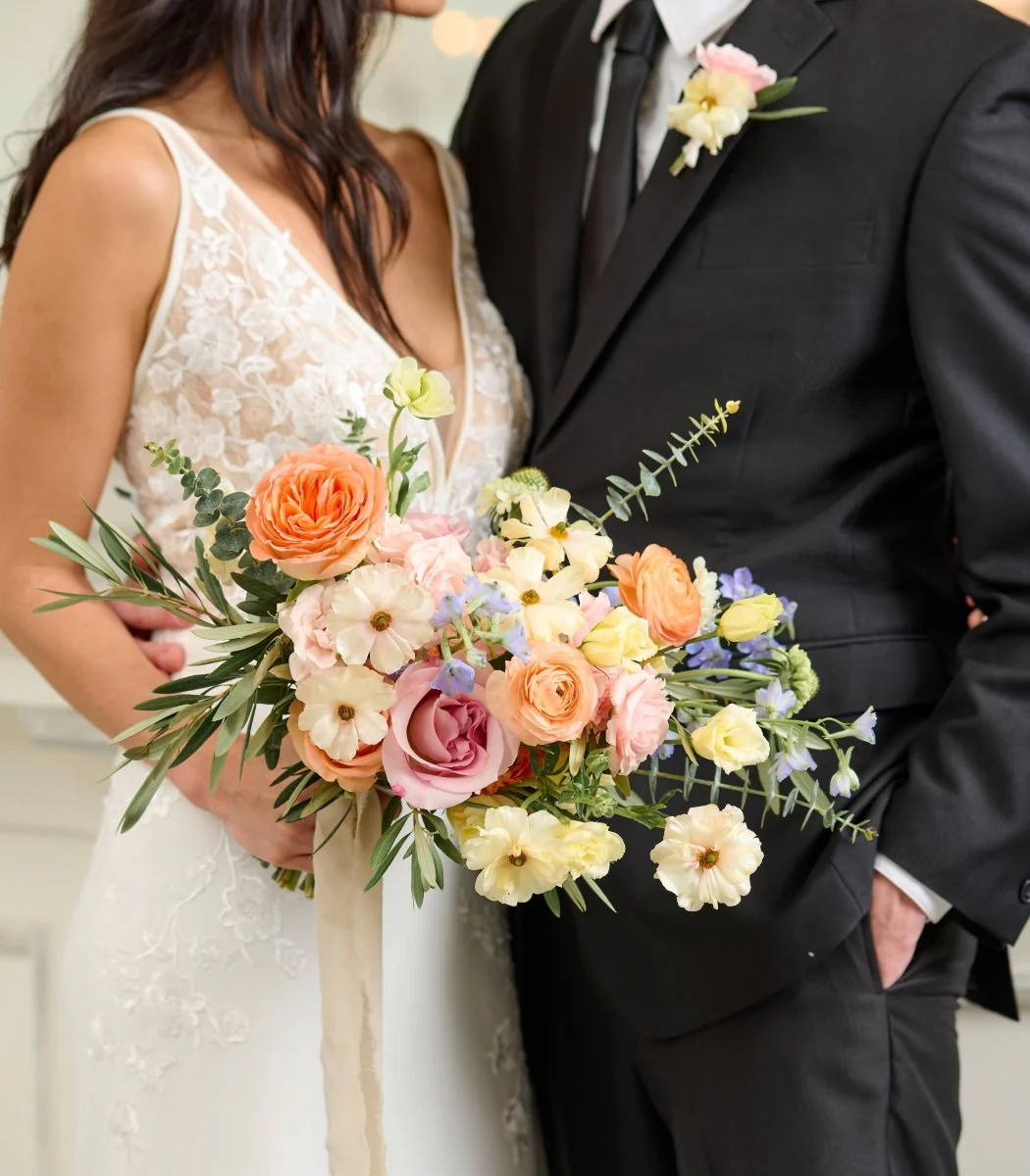 Bridal Bouquet Avant Garde Colorful - Image 2