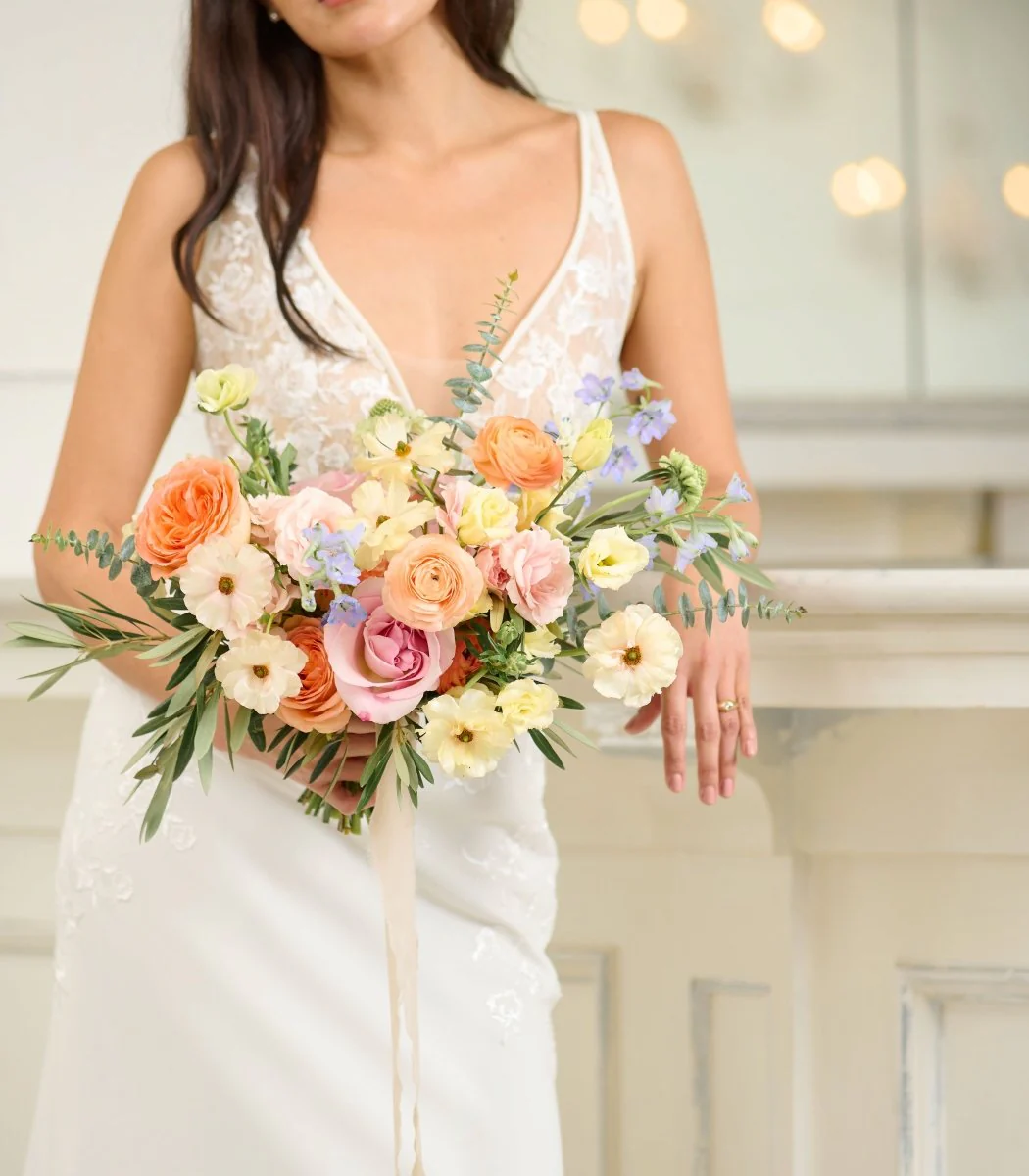 Bridal Bouquet Avant Garde Colorful - Image 3