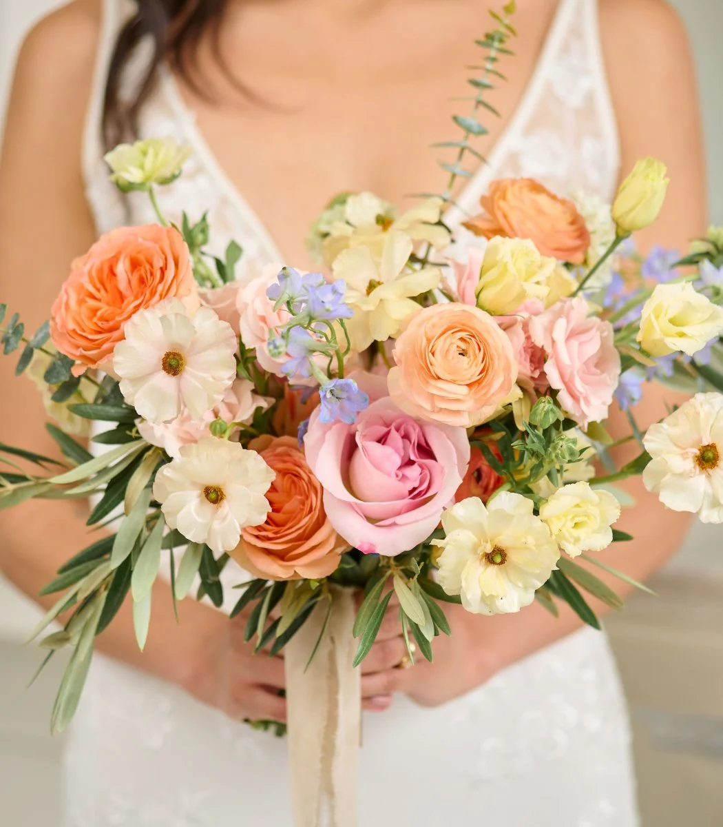Bridal Bouquet Avant Garde Colorful - Image 4