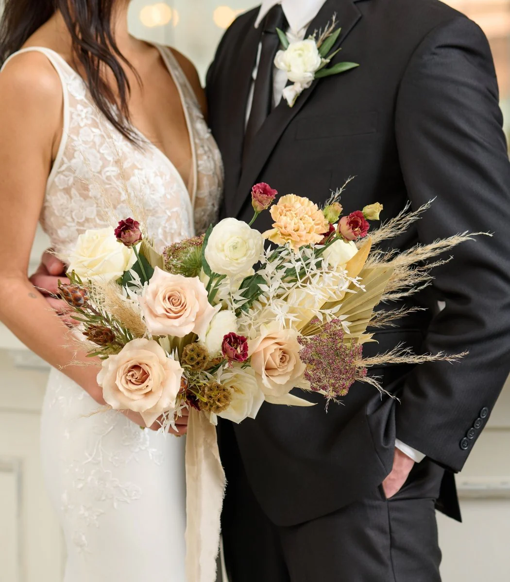 Bridal Bouquet Avant Garde Tan & Neutral - Image 2