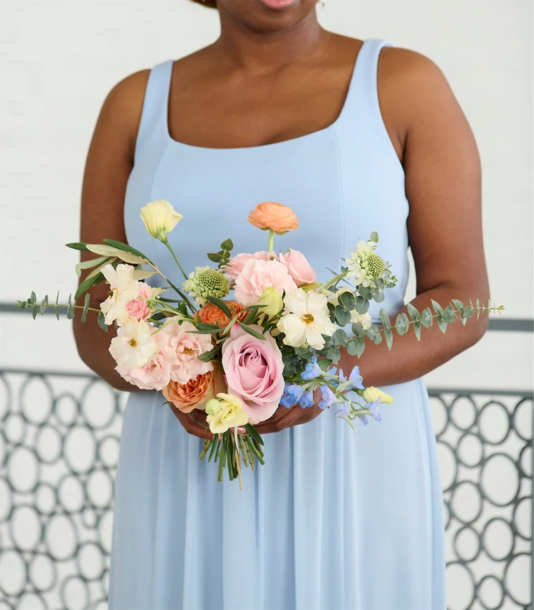 Bridesmaid Bouquet Avant Garde Colorful