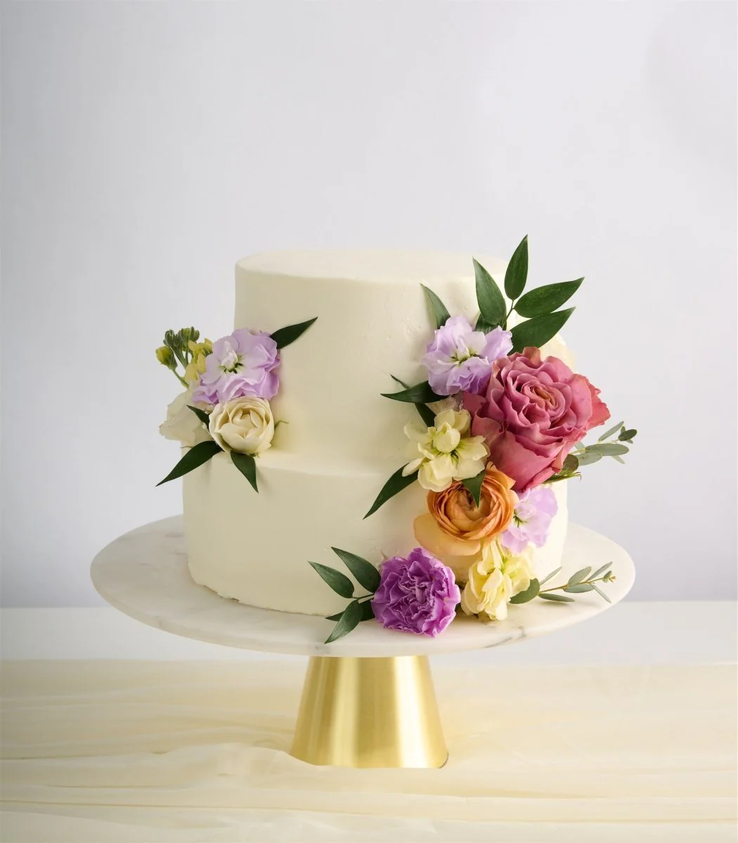 Cake Flowers Seasonal Meadow