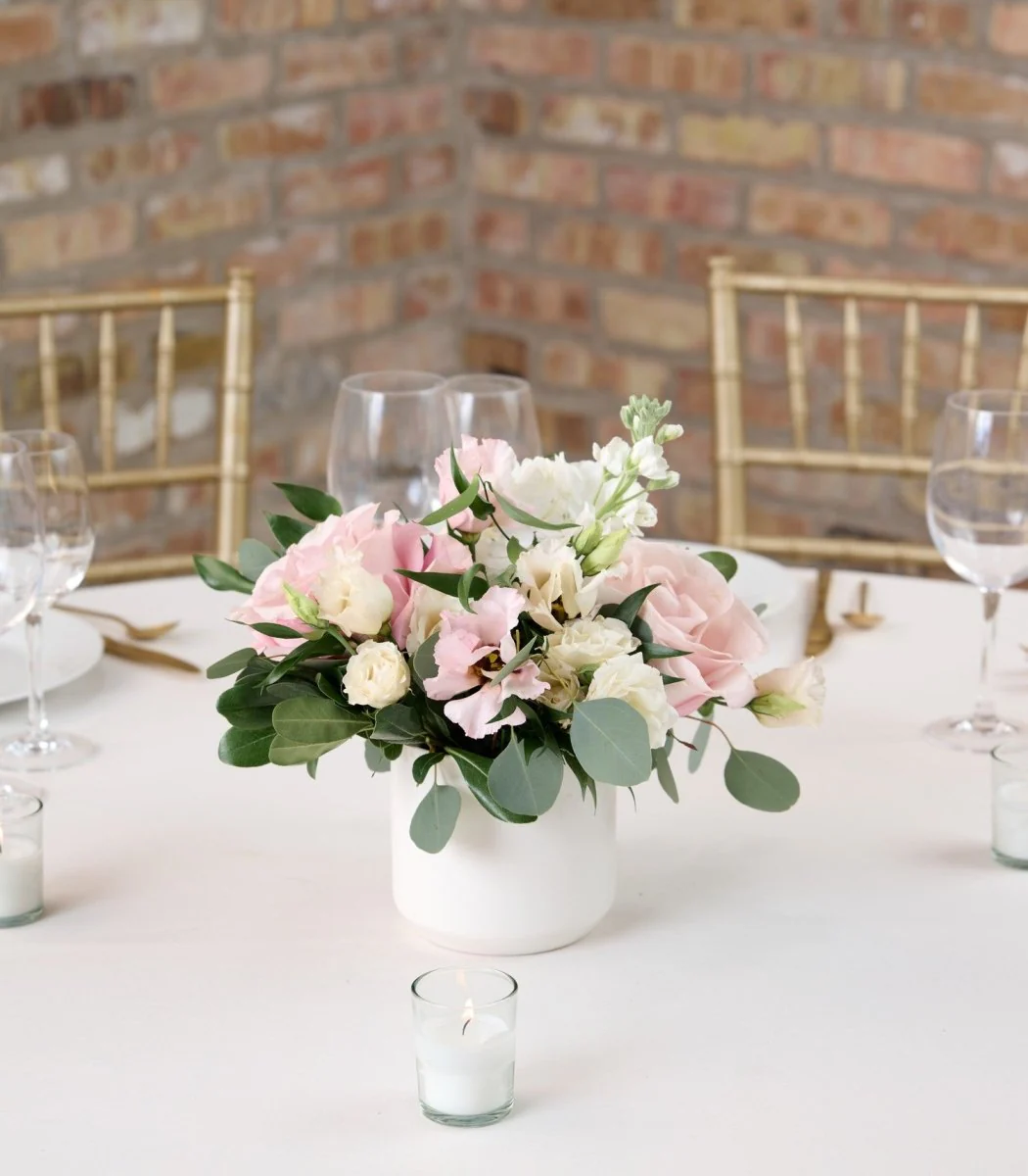 Centerpiece Avant Garde Blush & Ivory - Image 3