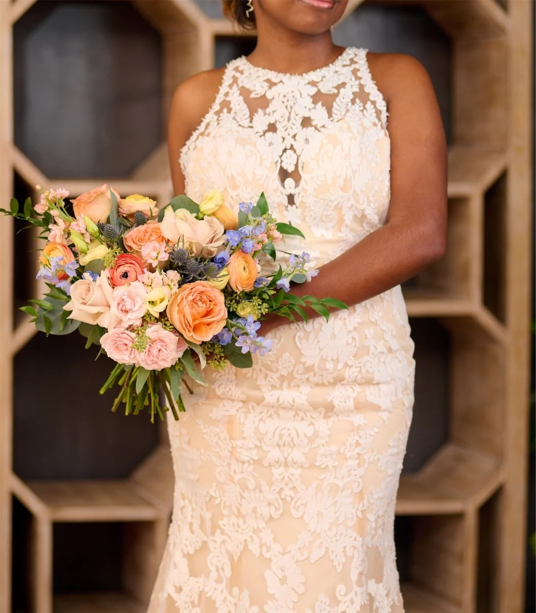 Bridal Bouquet Lush Colorful - Image 3