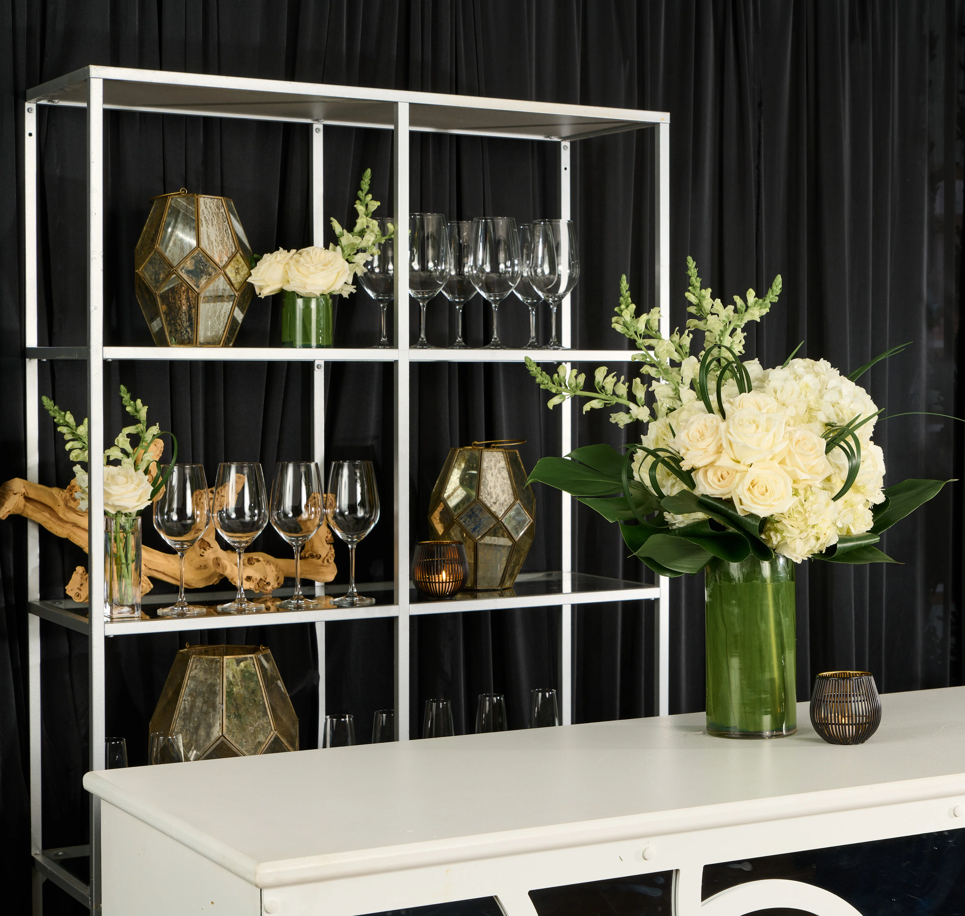 Modern Tall Bar Arrangement