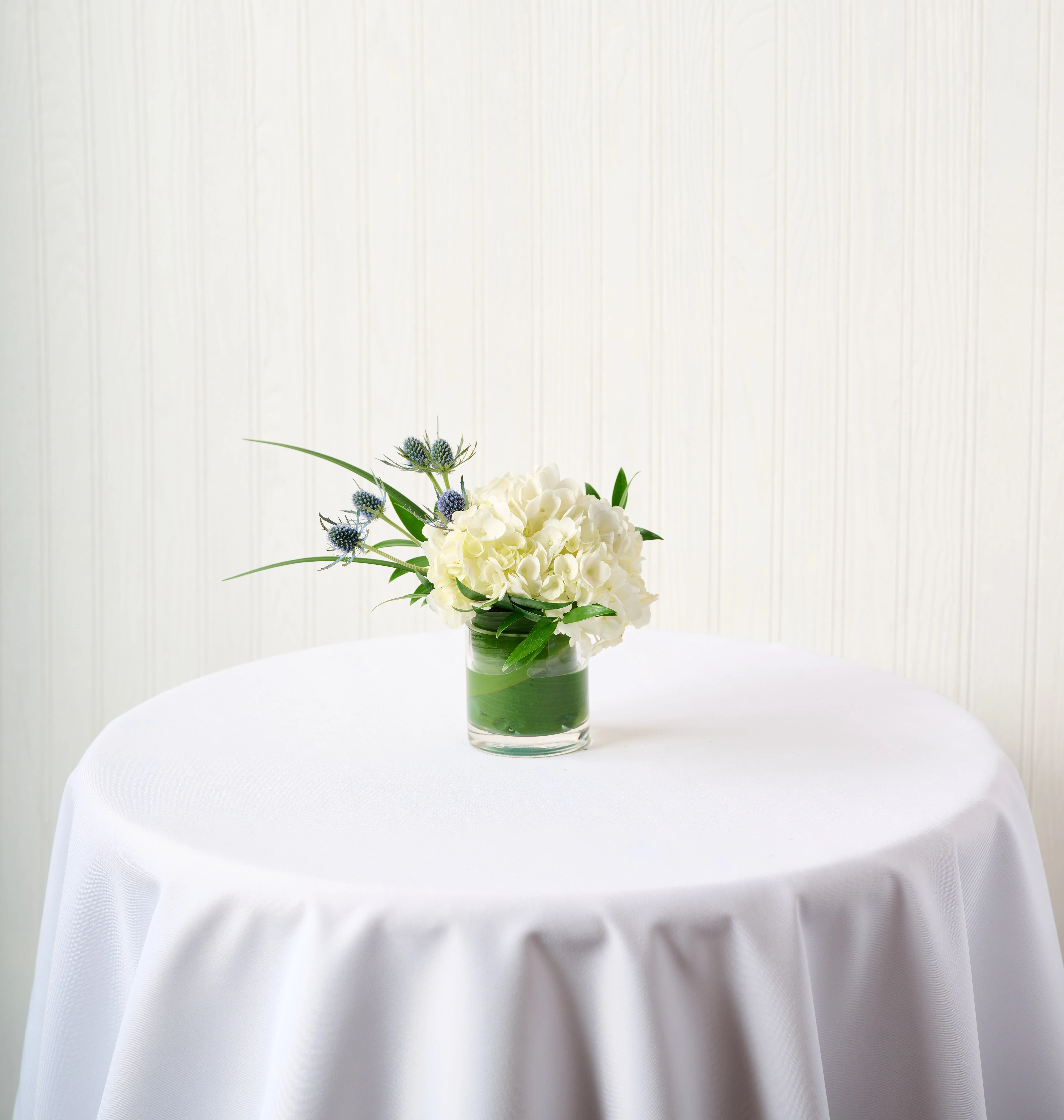 Modern White & Blue Cocktail Arrangement - Image 2