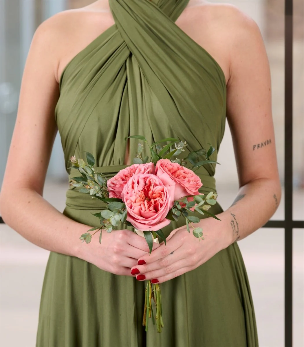 Petite Rose Bouquet Pink