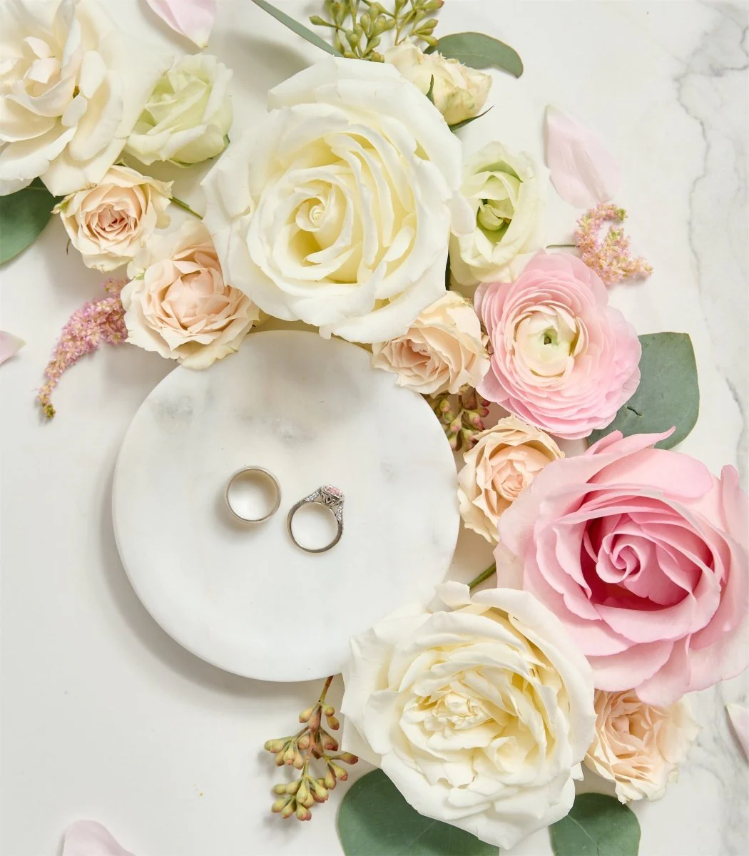 Photographer Blooms Blush & Ivory