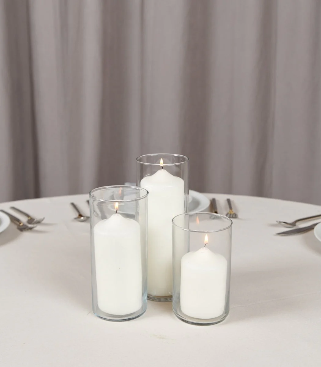 Pillar Candle Trio